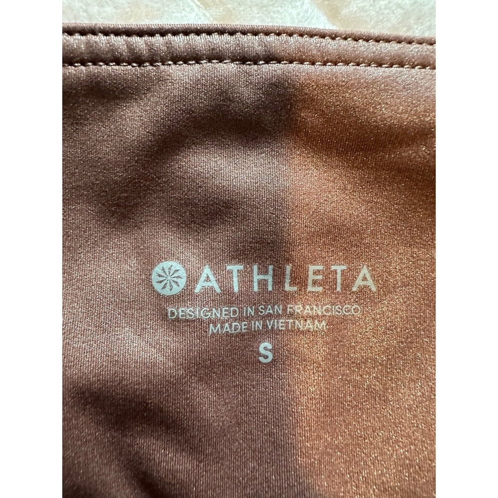 Women's Athletica shimmery pink‎ leggings size small - Picture 2 of 3